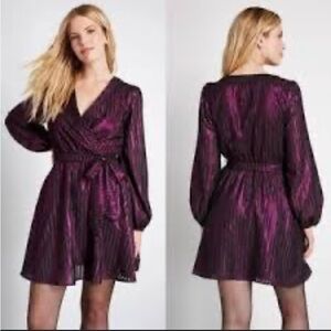ModCloth Your Time to Shine Metallic A-Line MinI Dress